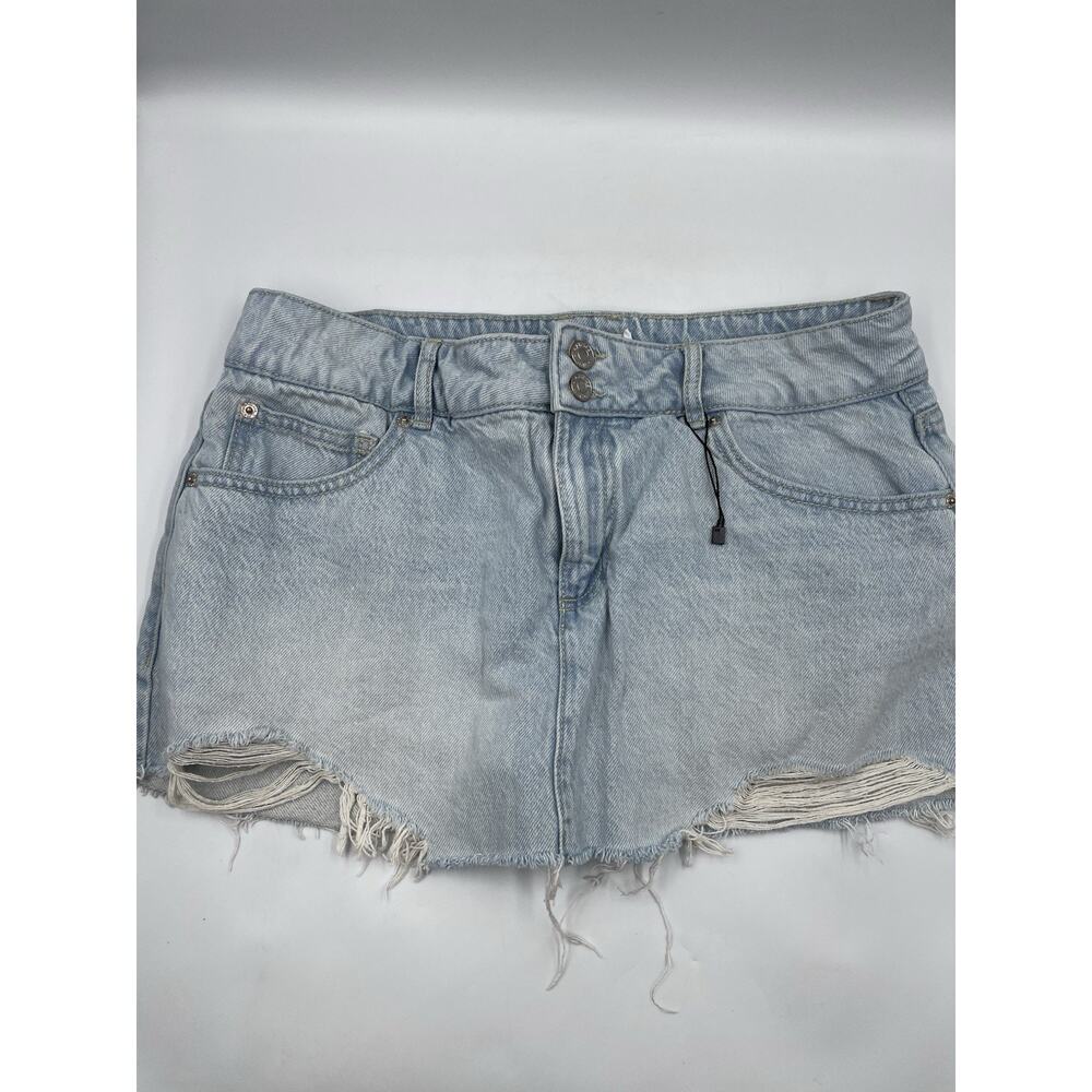 Garage Mini Skirt Blue Denim Women’s Size Medium NWOT